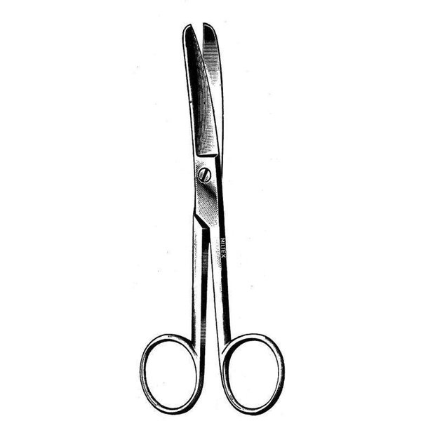 Economy Operating Scissors 6.5in Blunt/Blunt Curved Economy 11-110B/B